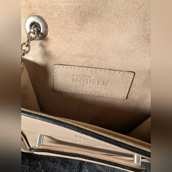 Alexander McQueen Mini Heroine Chain Leather Crossbody Bag
